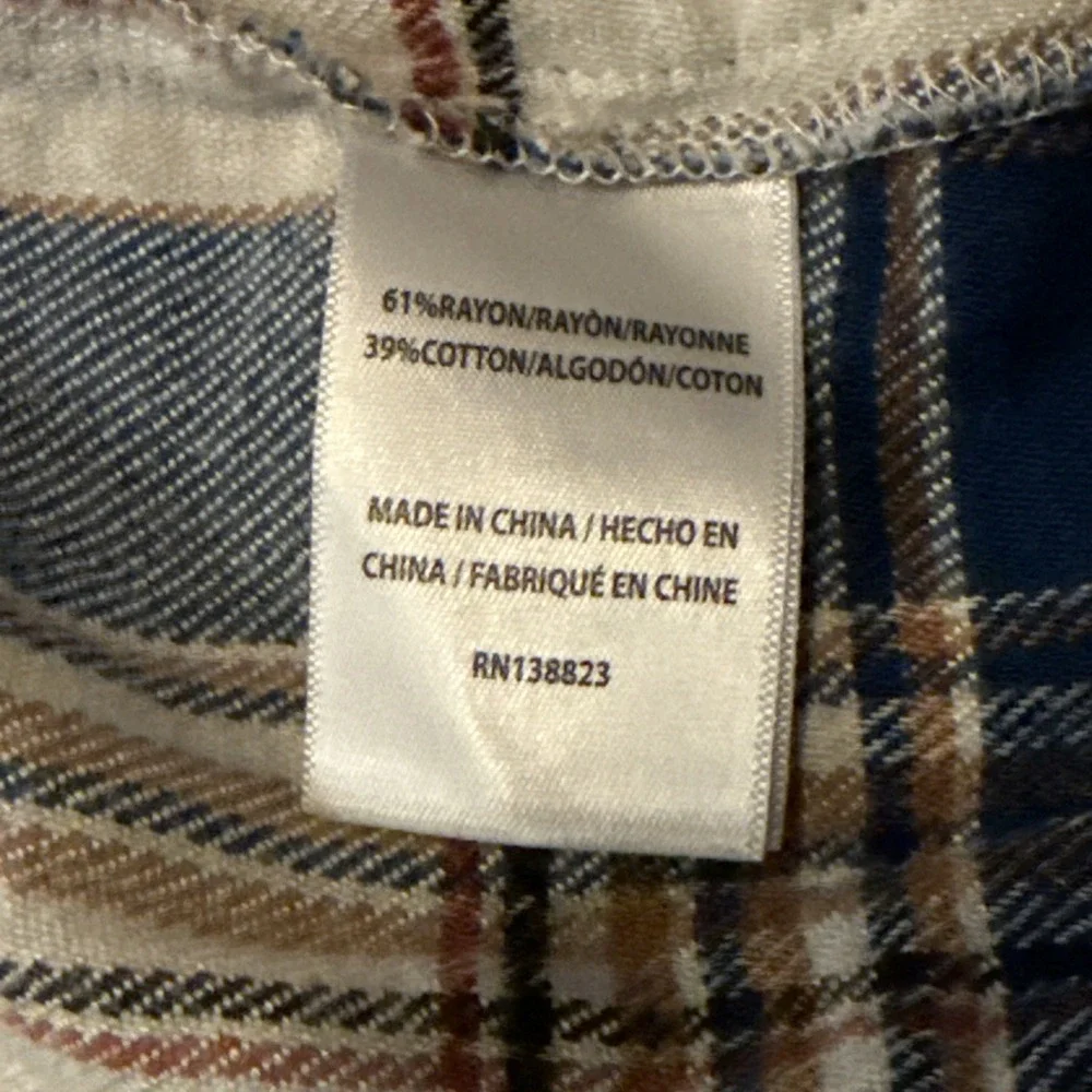 Idyllwind Miranda Lambert Shirt Womens XL White Blue Plaid Pearl Snap Western - Picture 2 of 12